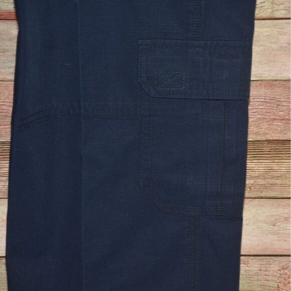 5.11 Tactical Pants Mens 32x34 Navy Blue Cargo Pockets Ripstop Classic Workwear - Picture 4 of 10